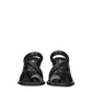 Ambush Black Leather Stiletto Heel Sandals
