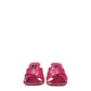 Dolce & Gabbana Pink Leather Platform Sandals