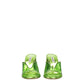 Miu Miu Green Plexiglass Platform Sandals
