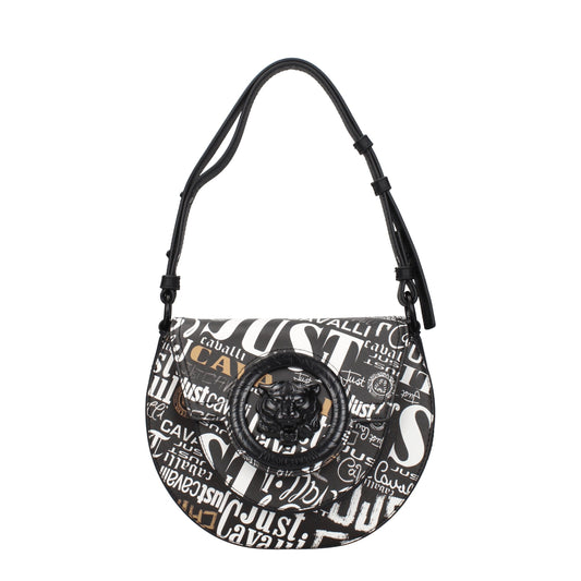 Just Cavalli Black Polyester Shoulder Bag Womens Shoulder Bag