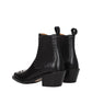 Chloé Black Leather Ankle Boots