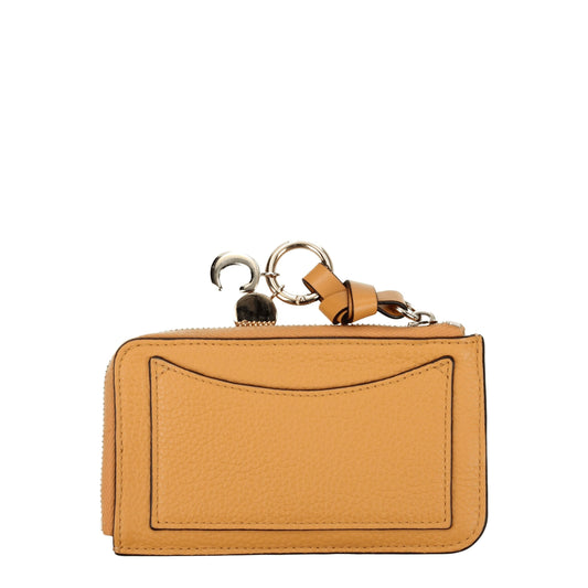 Chloé Orange Leather Wallet Womens Wallet