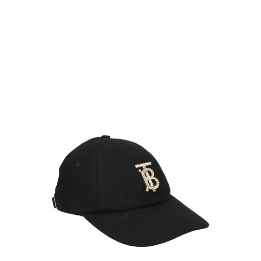 Burberry Black Cotton Hat Mens