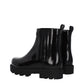 Givenchy Black Leather Ankle Boots