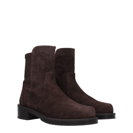 Stuart Weitzman Brown Leather Ankle Boots
