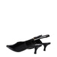 Givenchy Black Leather Mid Heel Pumps