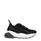 Stella McCartney Black Fabric Chunky Sneakers