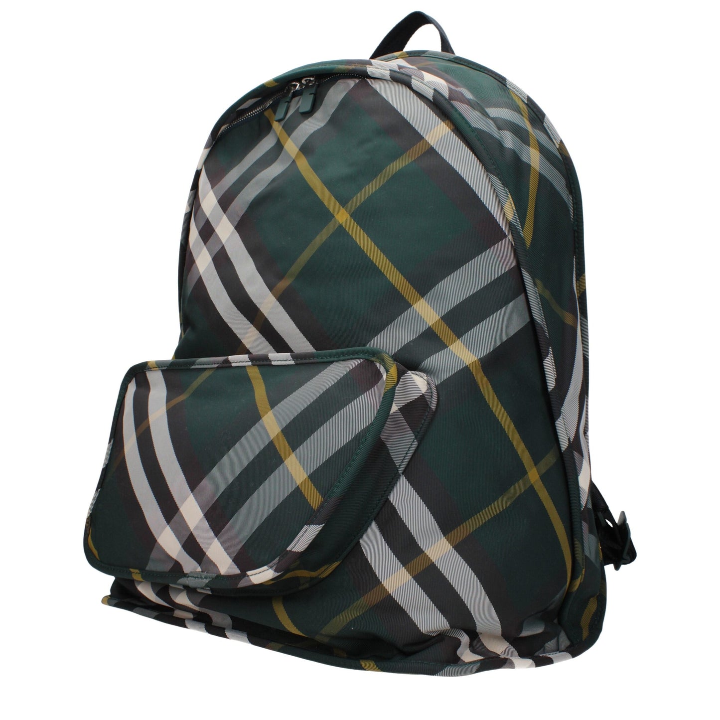 Burberry Green Fabric Backpack Mens Backpack