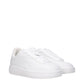 Burberry White Leather Low Top Sneakers