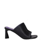 Stella McCartney Black Leather Stiletto Heel Sandals