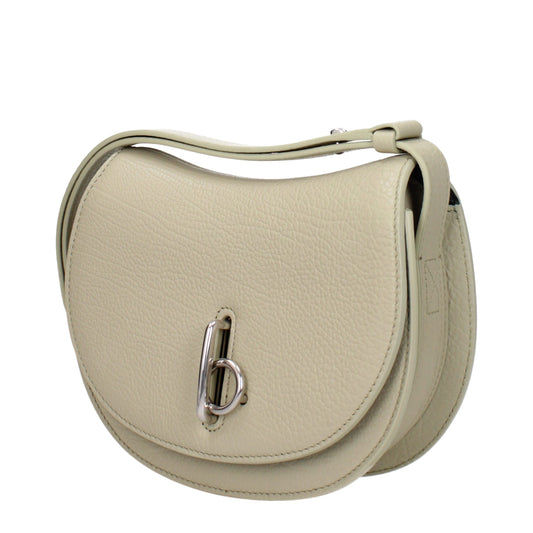 Burberry Green Leather Shoulder Bag Womens Shoulder Bag