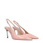 Casadei Pink Leather High Heel Pumps