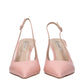 Casadei Pink Leather High Heel Pumps