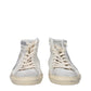 Golden Goose White Leather High Top Sneakers