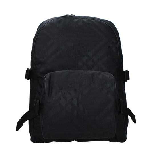 Burberry Black Fabric Backpack Mens Backpack