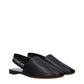 Givenchy Black Leather Mules