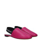 Givenchy Pink Leather Flat Sandals
