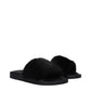 Givenchy Black Cotton Slippers