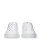 Versace White Leather Low Top Sneakers