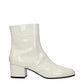 Celine Beige Leather Ankle Boots