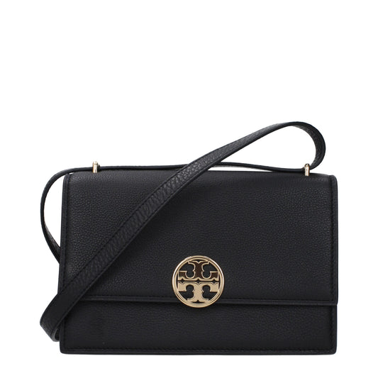 Tory Burch Black Leather Crossbody Bag Womens Crossbody Bag