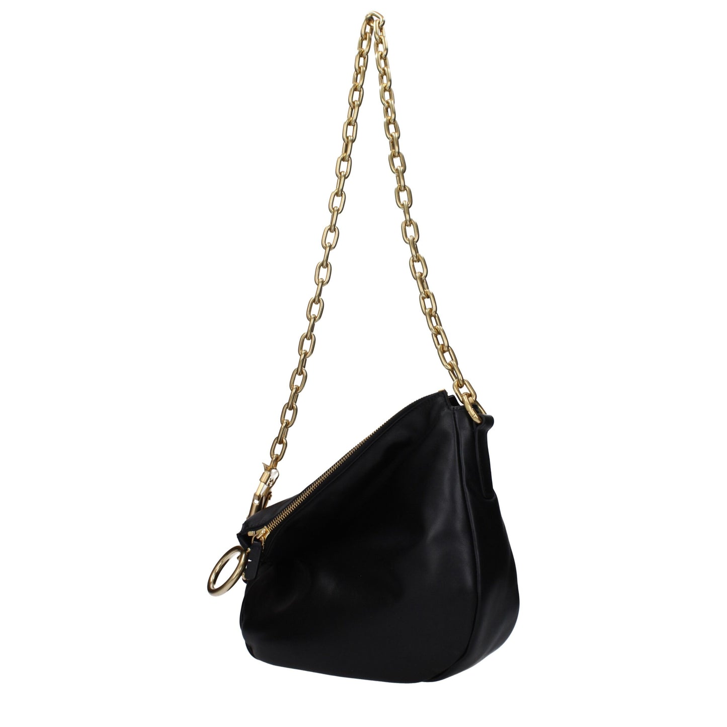 Burberry Black Leather Shoulder Bags Womens Shoulder Bag