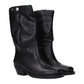 Isabel Marant Black Leather Ankle Boots