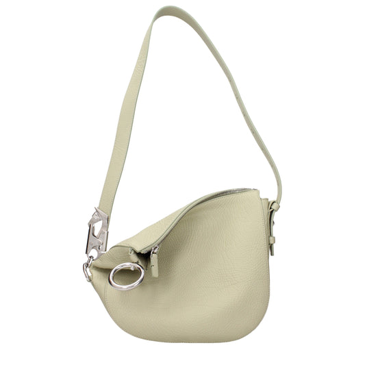 Burberry Green Leather Shoulder Bags Womens Shoulder Bag