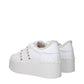 Valentino Garavani White Leather Platform Sneakers