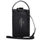 Valentino Garavani Black Leather Clutch Bag