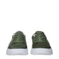 Philippe Model Green Leather Low Top Sneakers