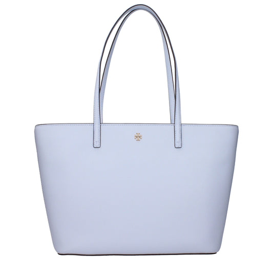 Tory Burch Light Blue Leather Shoulder Bags Womens Shoulder Bag