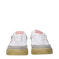 Philippe Model White Leather Low Top Sneakers
