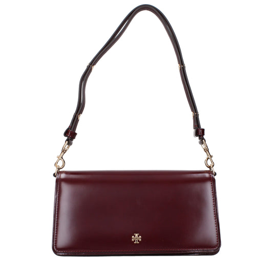 Tory Burch Red Leather Shoulder Bags Womens Shoulder Bag