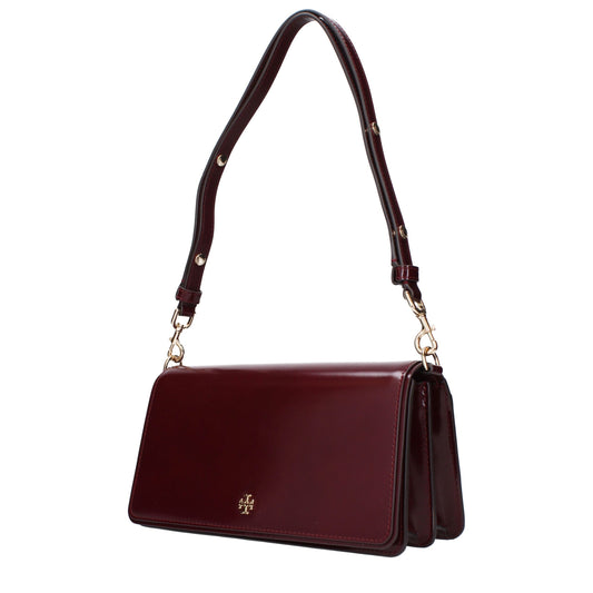 Tory Burch Red Leather Shoulder Bags Womens Shoulder Bag