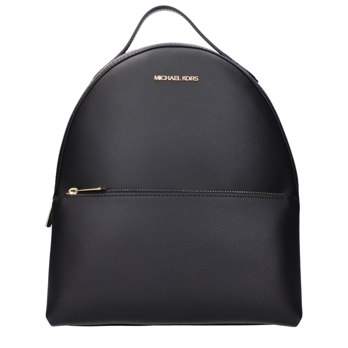 Michael Kors Black Leather Backpack Womens Backpack
