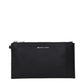 Michael Kors Black Leather Clutch Bag Womens Clutch Bag
