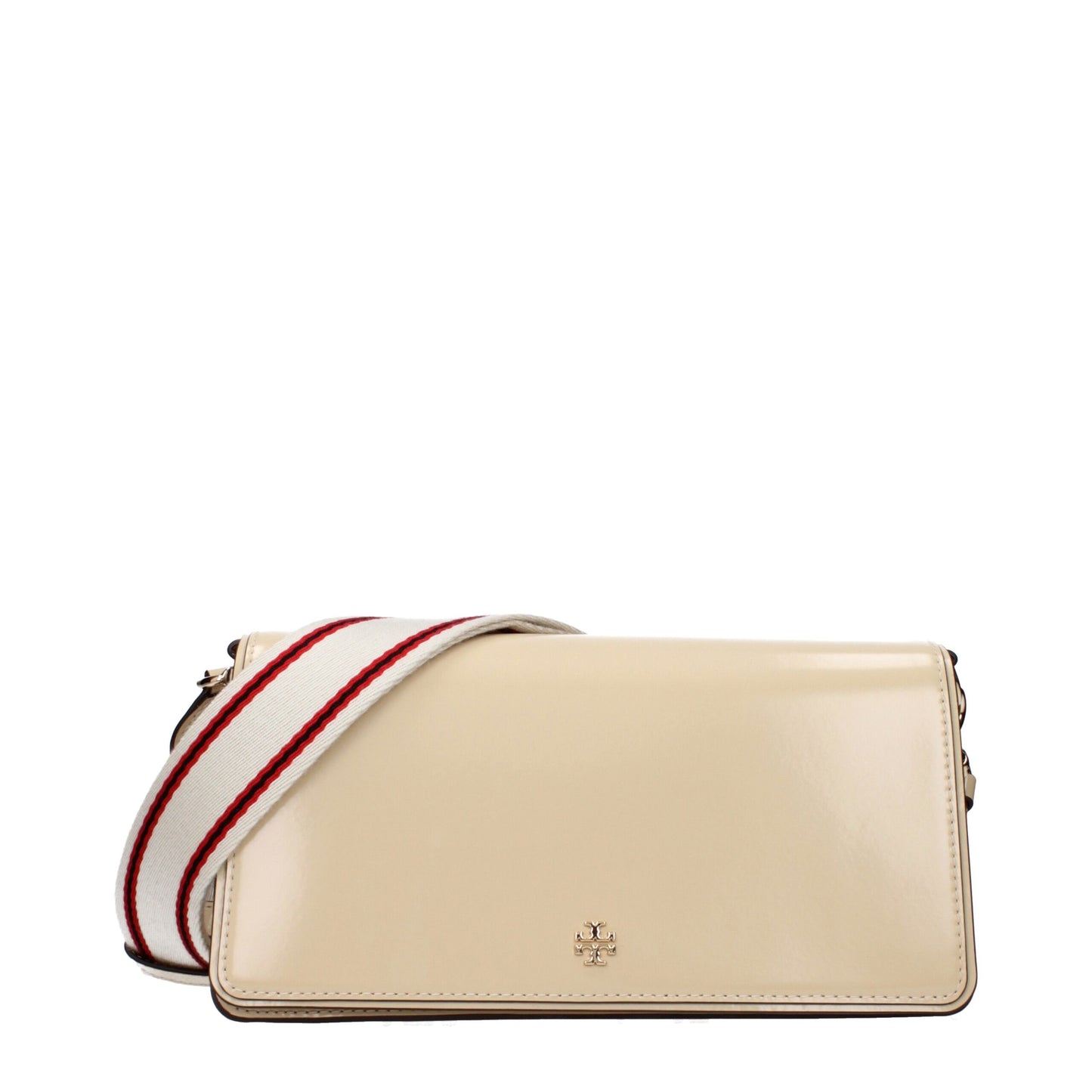 Tory Burch Beige Leather Crossbody Bag Womens Crossbody Bag