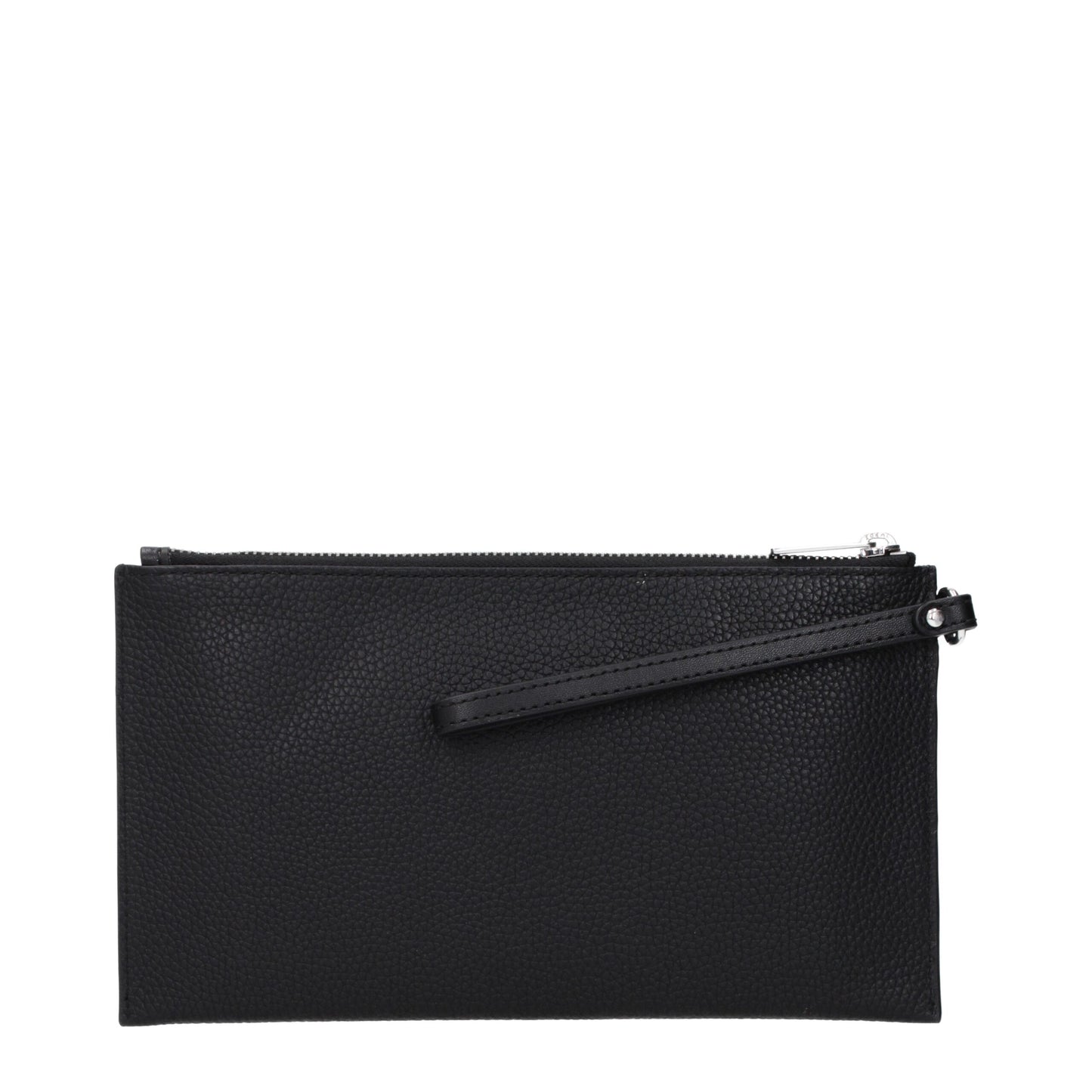 Michael Kors Black Leather Clutch Bag Womens Clutch Bag