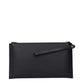 Michael Kors Black Leather Clutch Bag Womens Clutch Bag