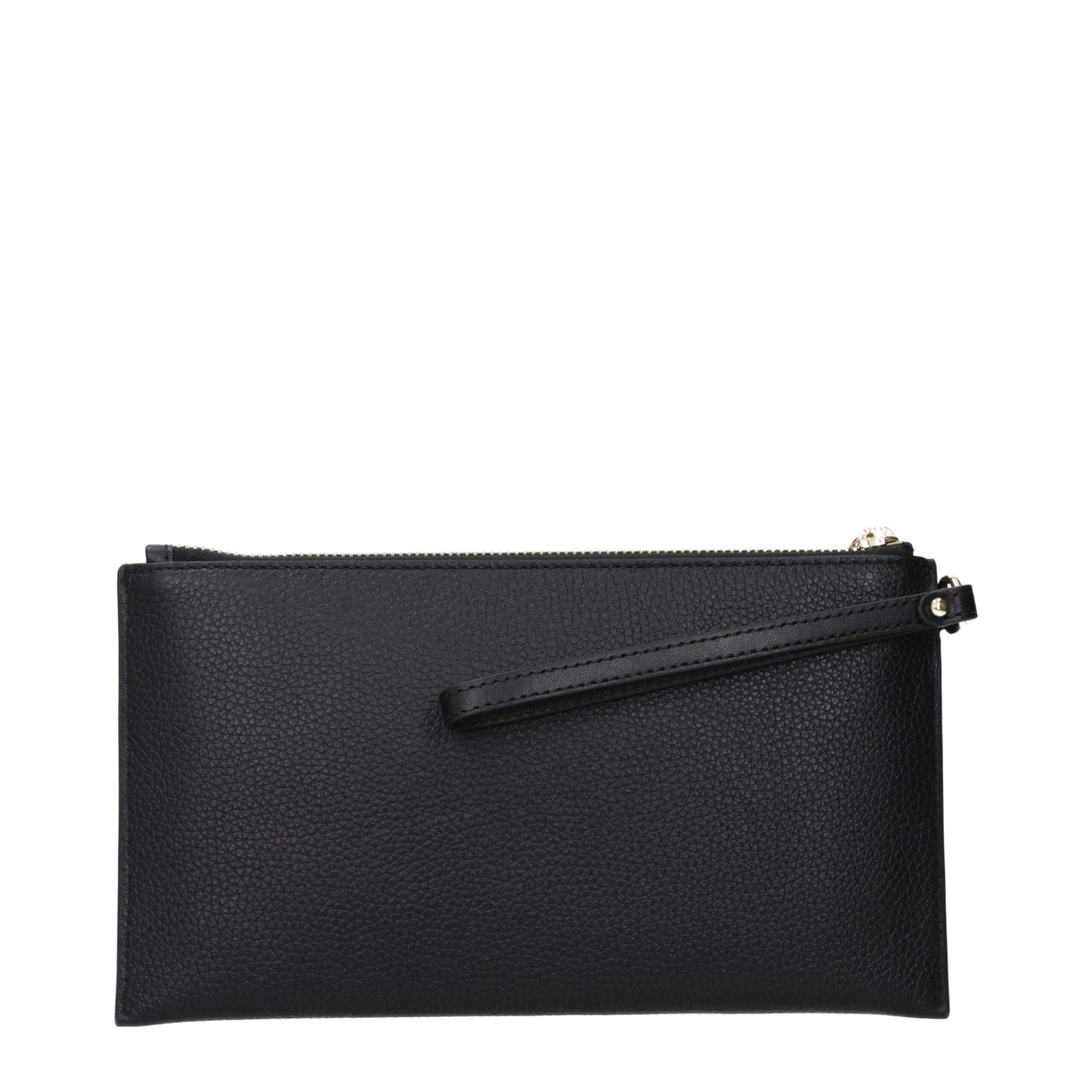 Michael Kors Black Leather Clutch Bag Womens Clutch Bag