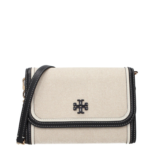 Tory Burch Beige Fabric Clutch Bags Womens Clutch Bag