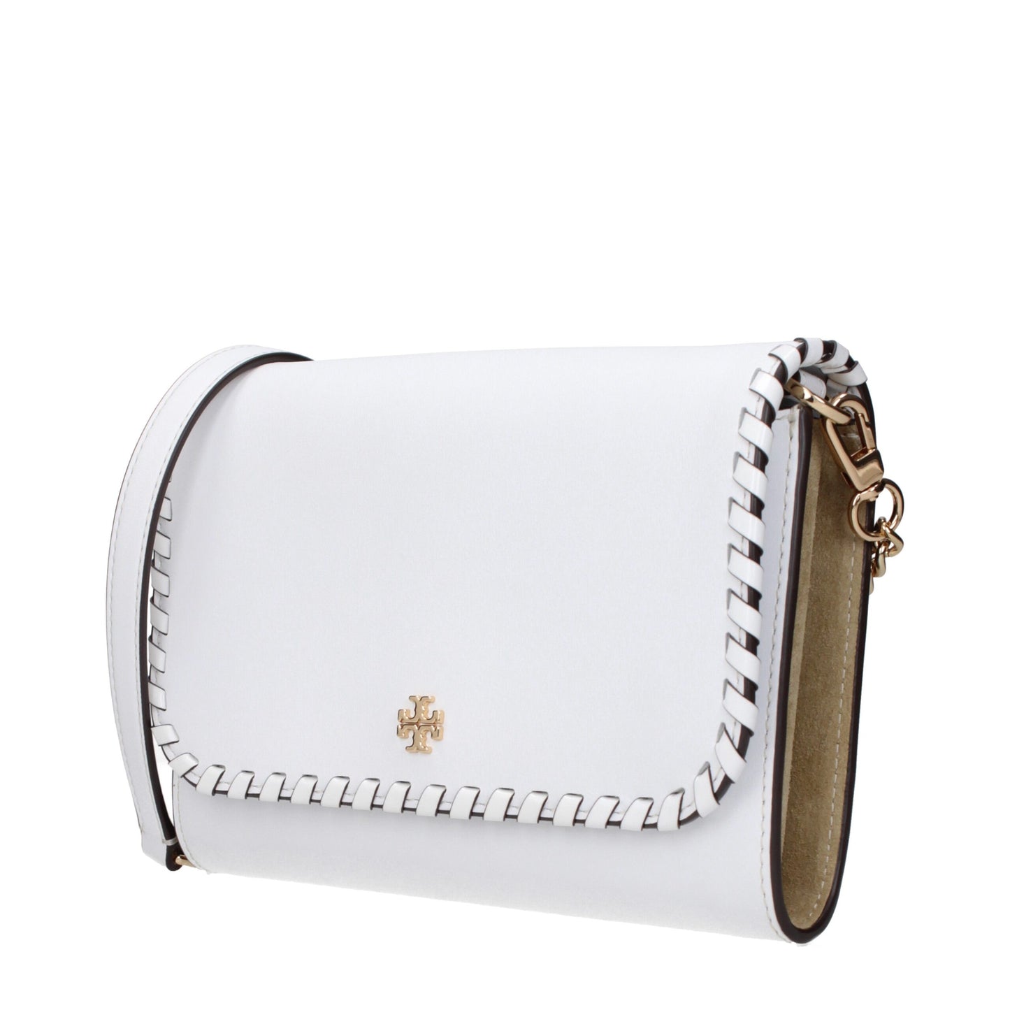 Tory Burch White Leather Clutch Bag Womens Clutch Bag
