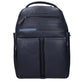 Piquadro Blue Leather Backpack