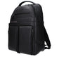 Piquadro Black Leather Backpack Mens Backpack