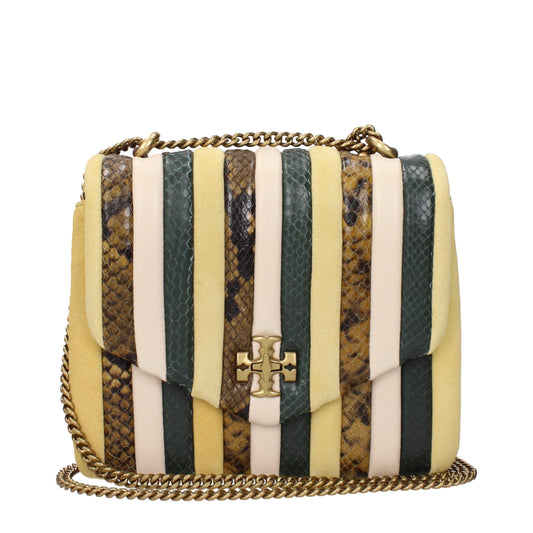 Tory Burch Yellow Leather Shoulder Bags Womens Shoulder Bag