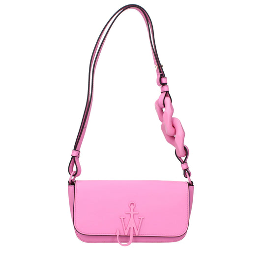 Jw Anderson Pink Leather Shoulder Bags Womens Shoulder Bag