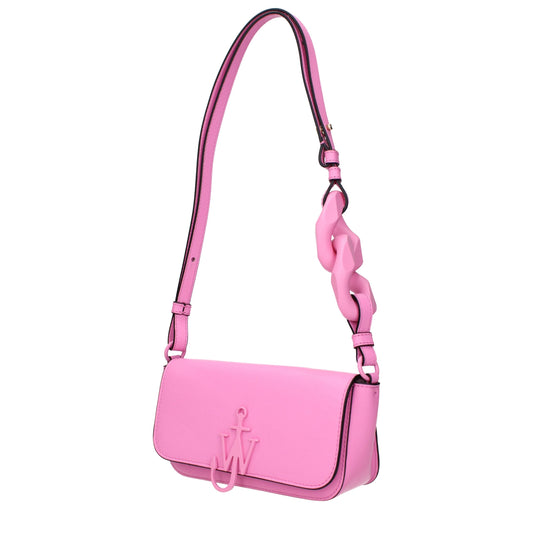 Jw Anderson Pink Leather Shoulder Bags Womens Shoulder Bag