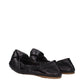 Miu Miu Black Leather Ballet Flats
