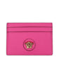 Versace Pink Leather Cardholder Womens Wallet